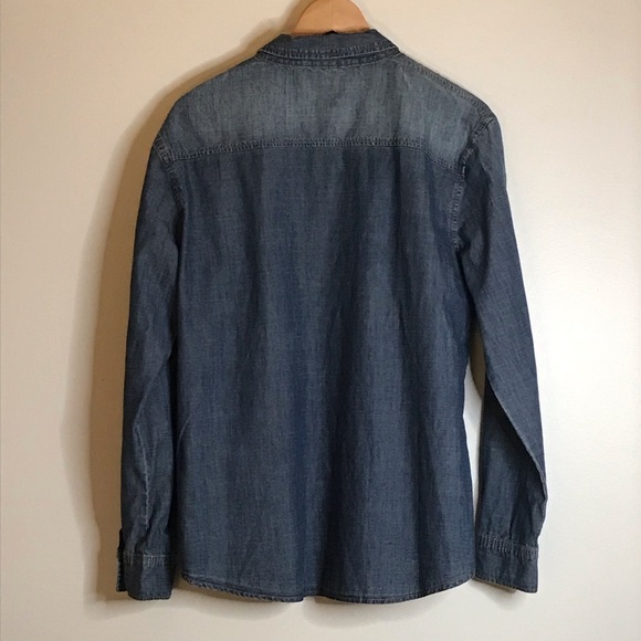 NWT Pinky XL Denim Long Sleeve Button Down Shirt - Picture 13 of 13
